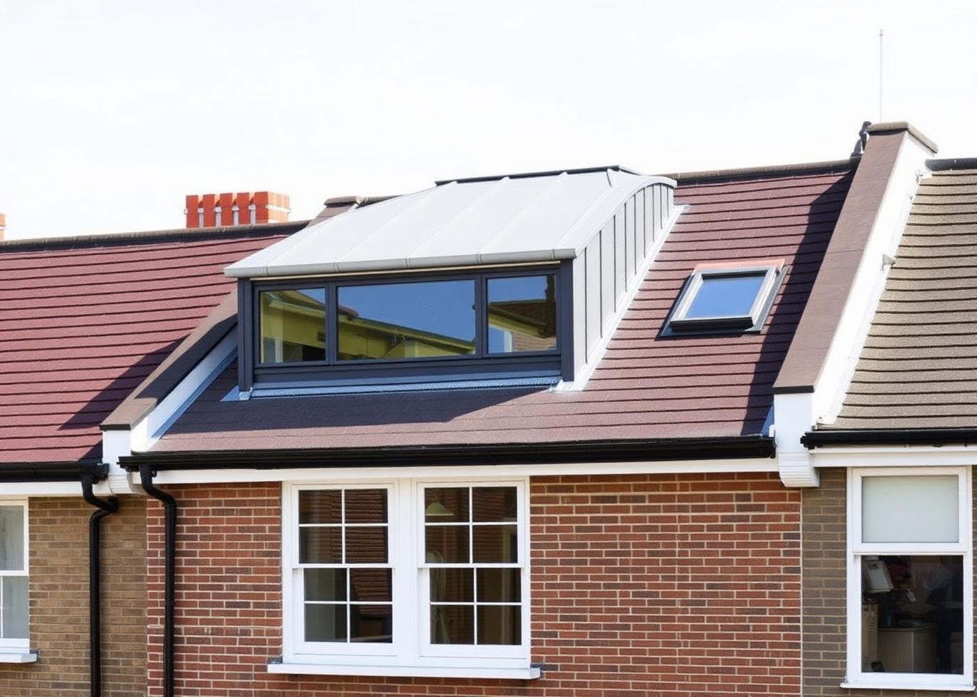 Rear dormer loft conversion on a London terraced roof