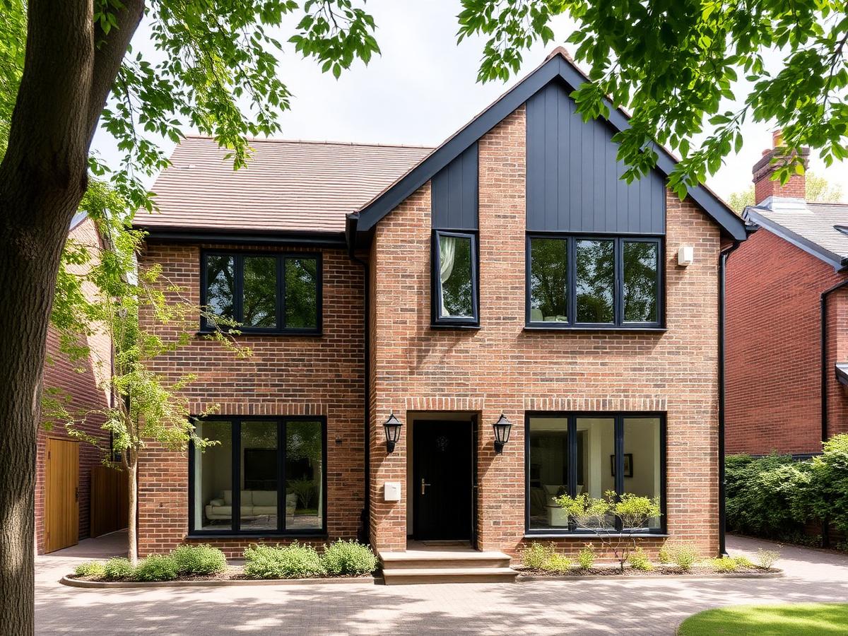 Contemporary new build family house in a London suburb